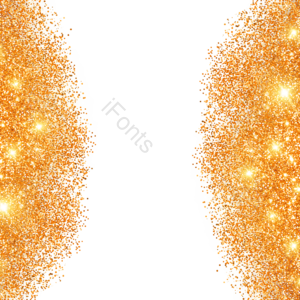 对称的 glitter 金色 闪耀 颗粒感 边框 抽象 闪光的