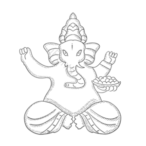贡品 文化 神 加内什 印度象 神圣 加内什·卡图尔蒂 卡通