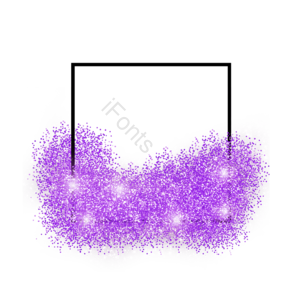 紫色 颗粒感 glitter 闪光 正方形 边框 抽象 黑色