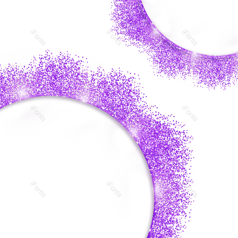 边框图片,光效元素,抽象PNG,紫色免抠素材