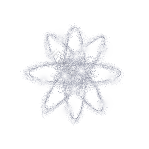 对称的 电子 环绕 颗粒感 glitter 闪光 抽象 光效