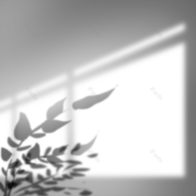 叶子图片,渐变色元素,阴影PNG,光线免抠素材